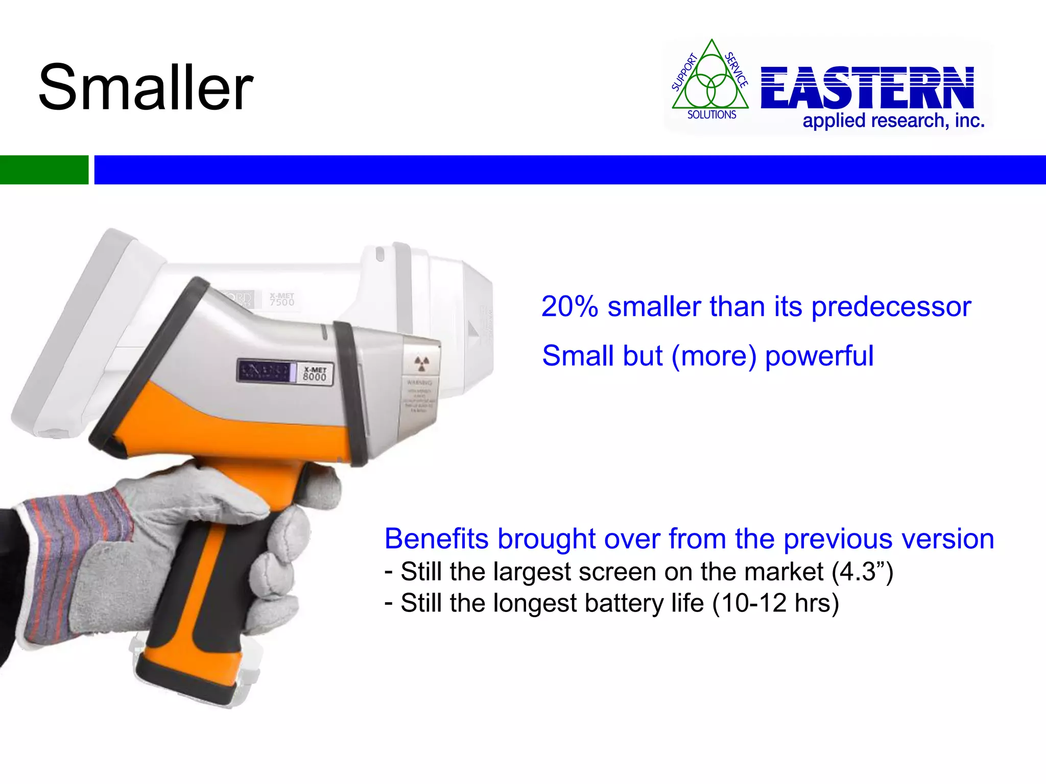 Innovation in Handheld XRF for Metals Analysis; Oxford Instruments X