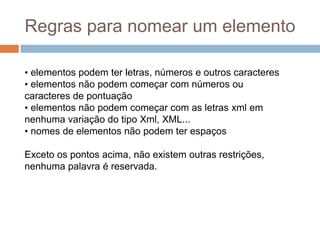  as tags são case-sensitive