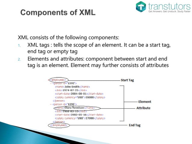 XML | Computer Science | PPT