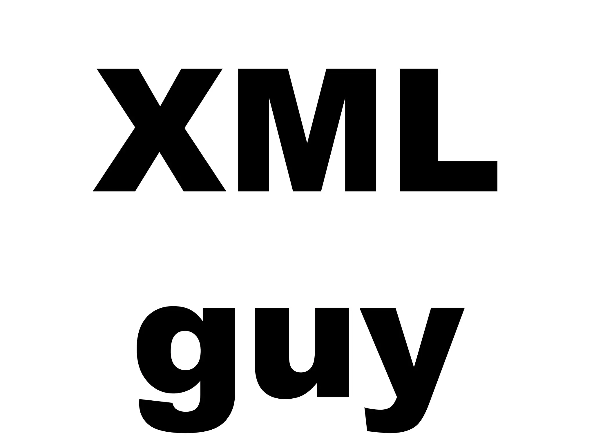 XML guy 