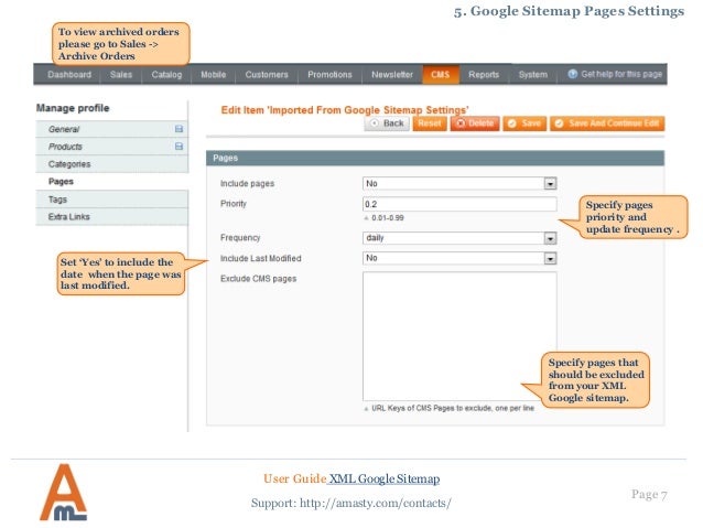 xml google sitemap magento extension by amasty user guide