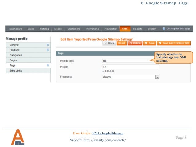 xml google sitemap magento extension by amasty user guide