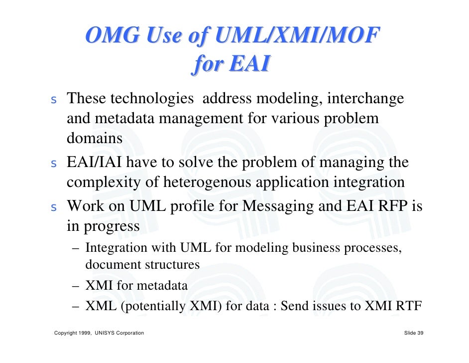 XML Metadata Interchange (XMI)