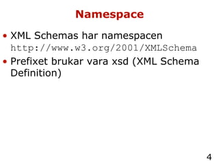 XML Schemas | PPT | Web Development | Internet