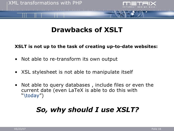 Xml Transformations With Php