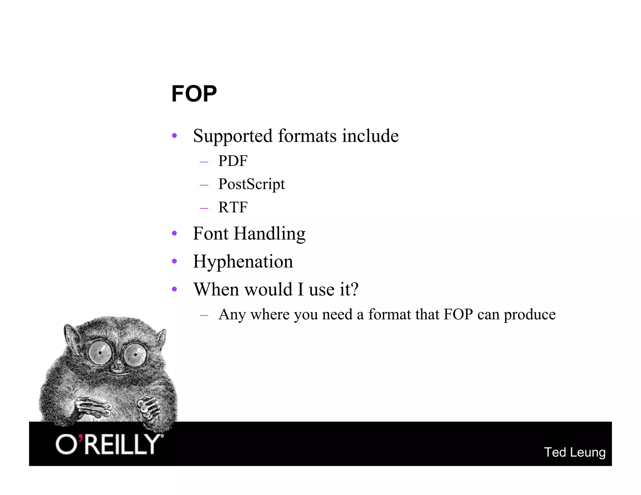 OSCON 2004: XML and Apache