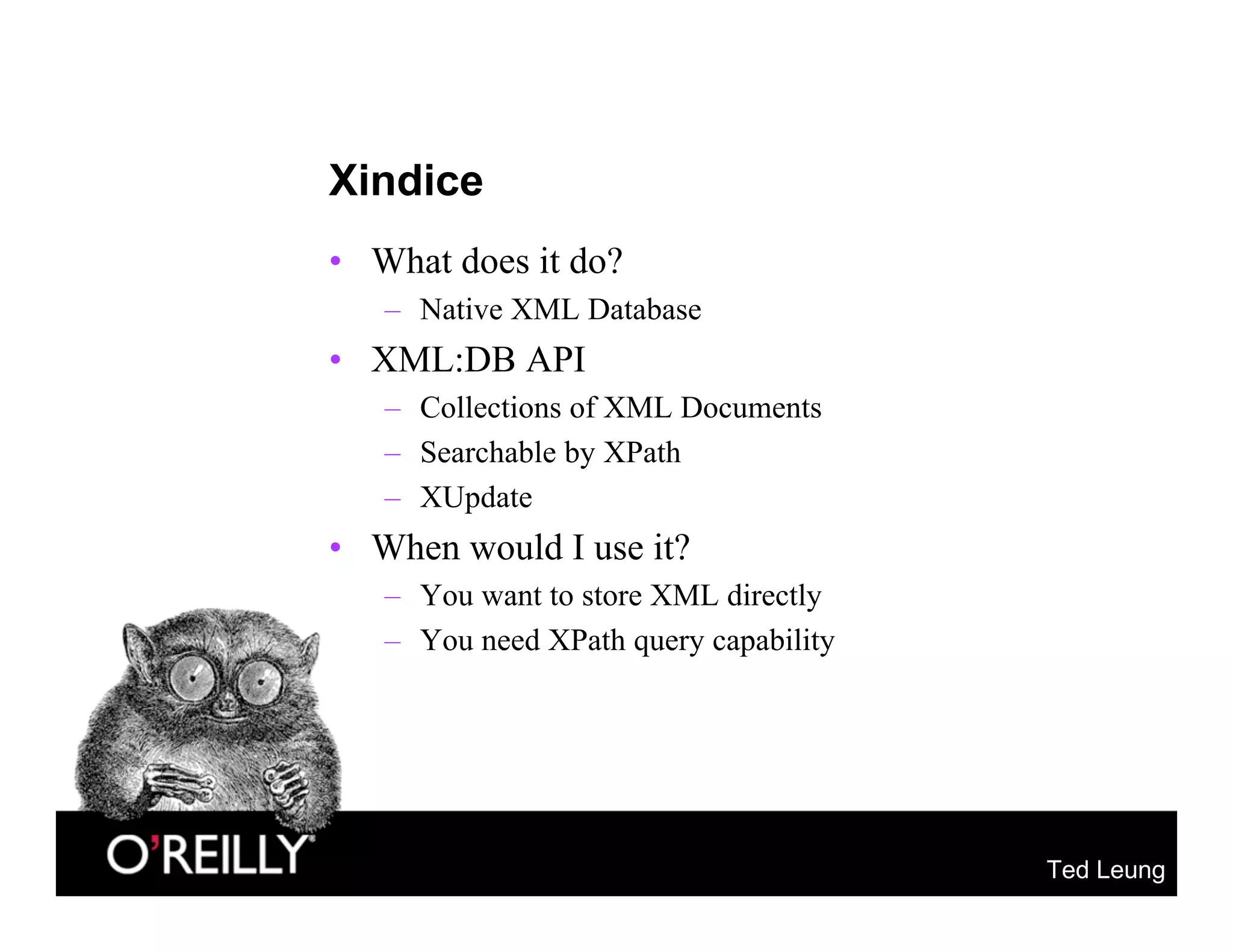 OSCON 2004: XML and Apache