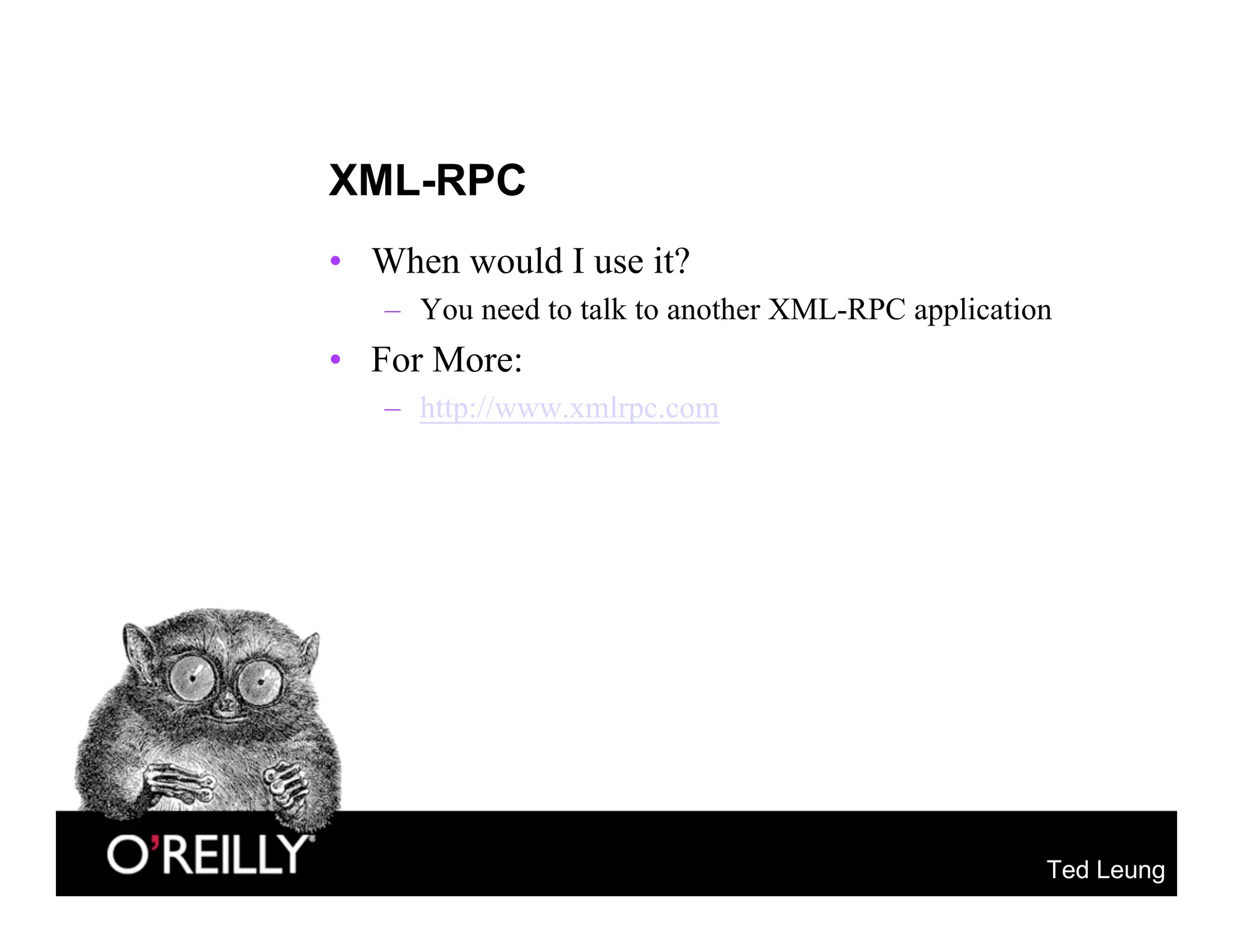 OSCON 2004: XML and Apache
