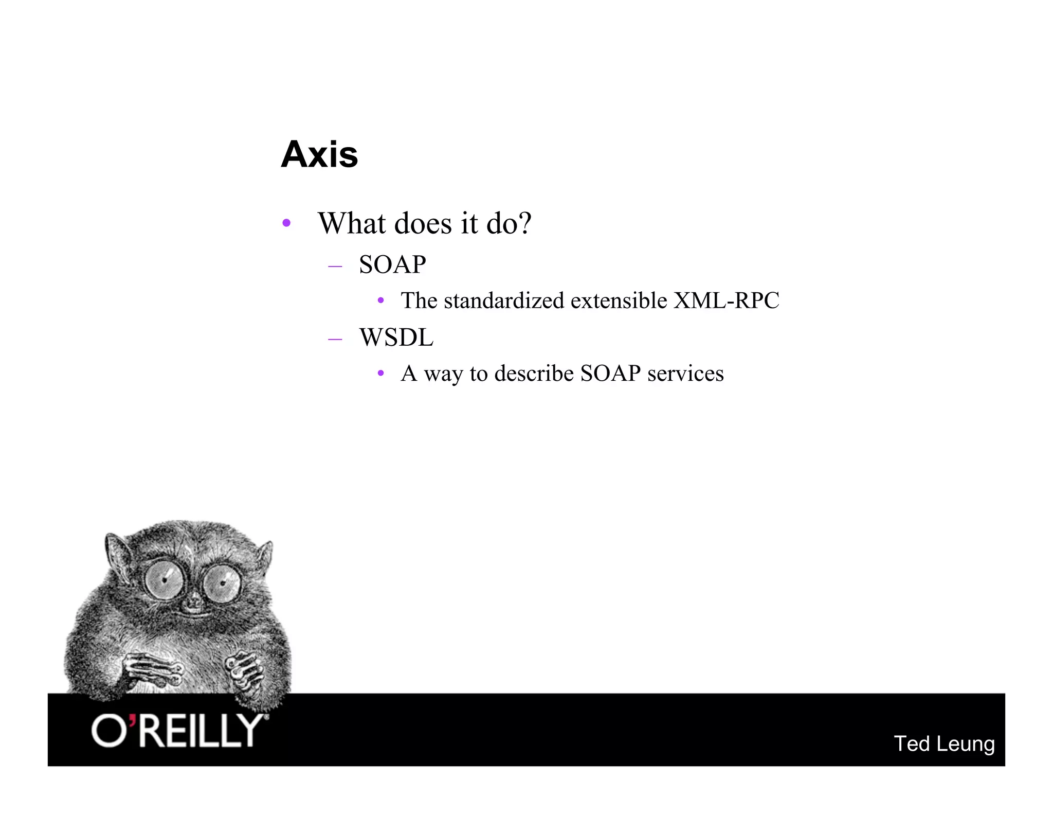 OSCON 2004: XML and Apache