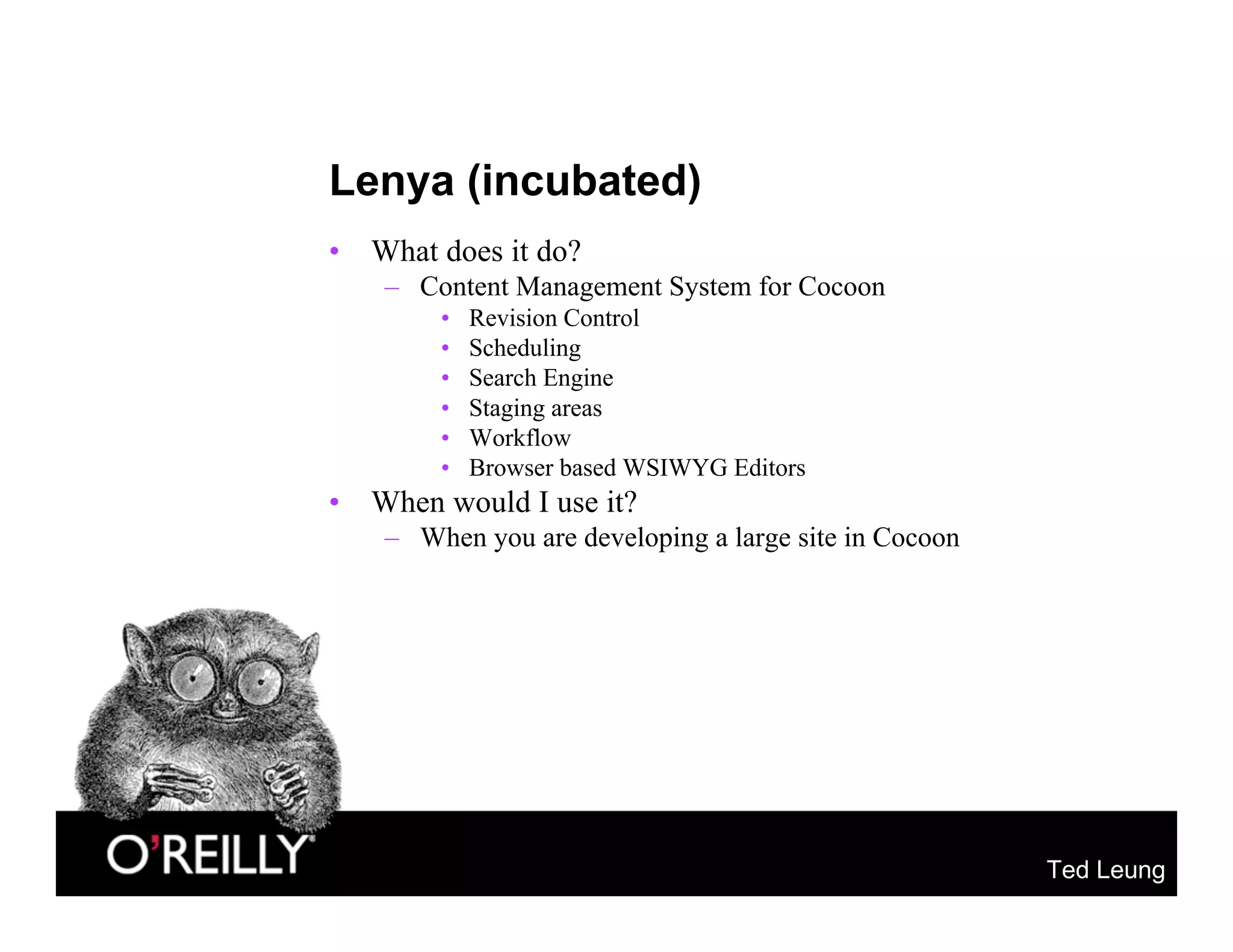OSCON 2004: XML and Apache