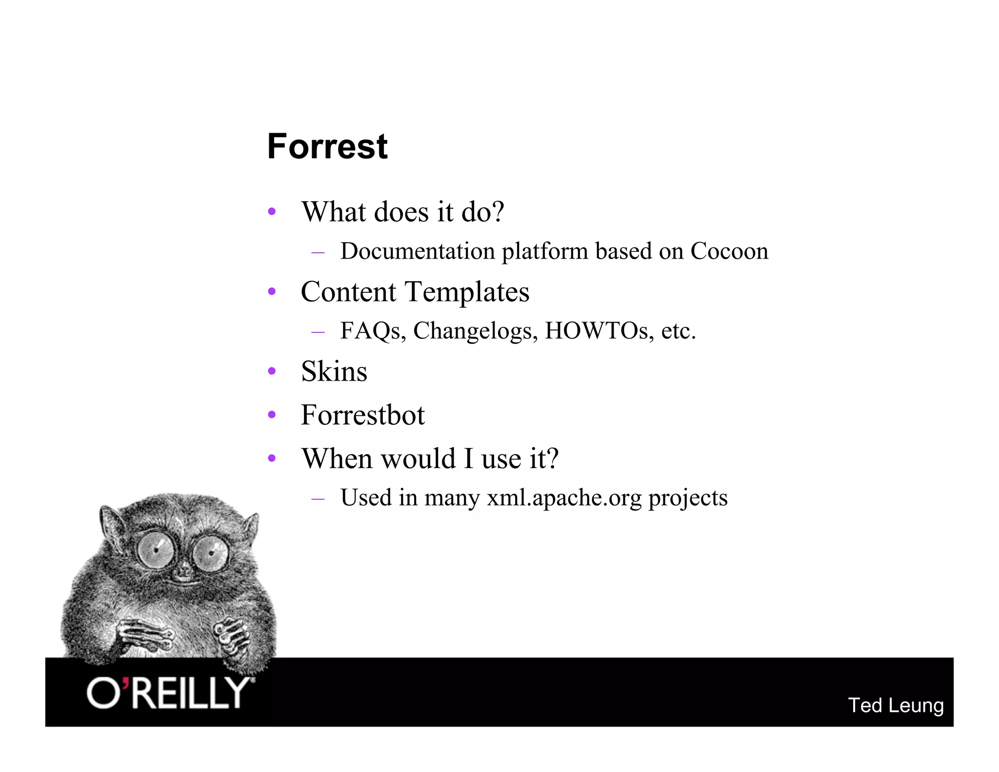 OSCON 2004: XML and Apache