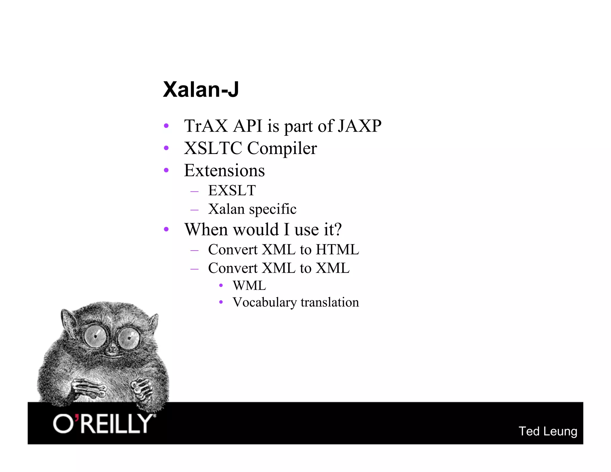 OSCON 2004: XML and Apache