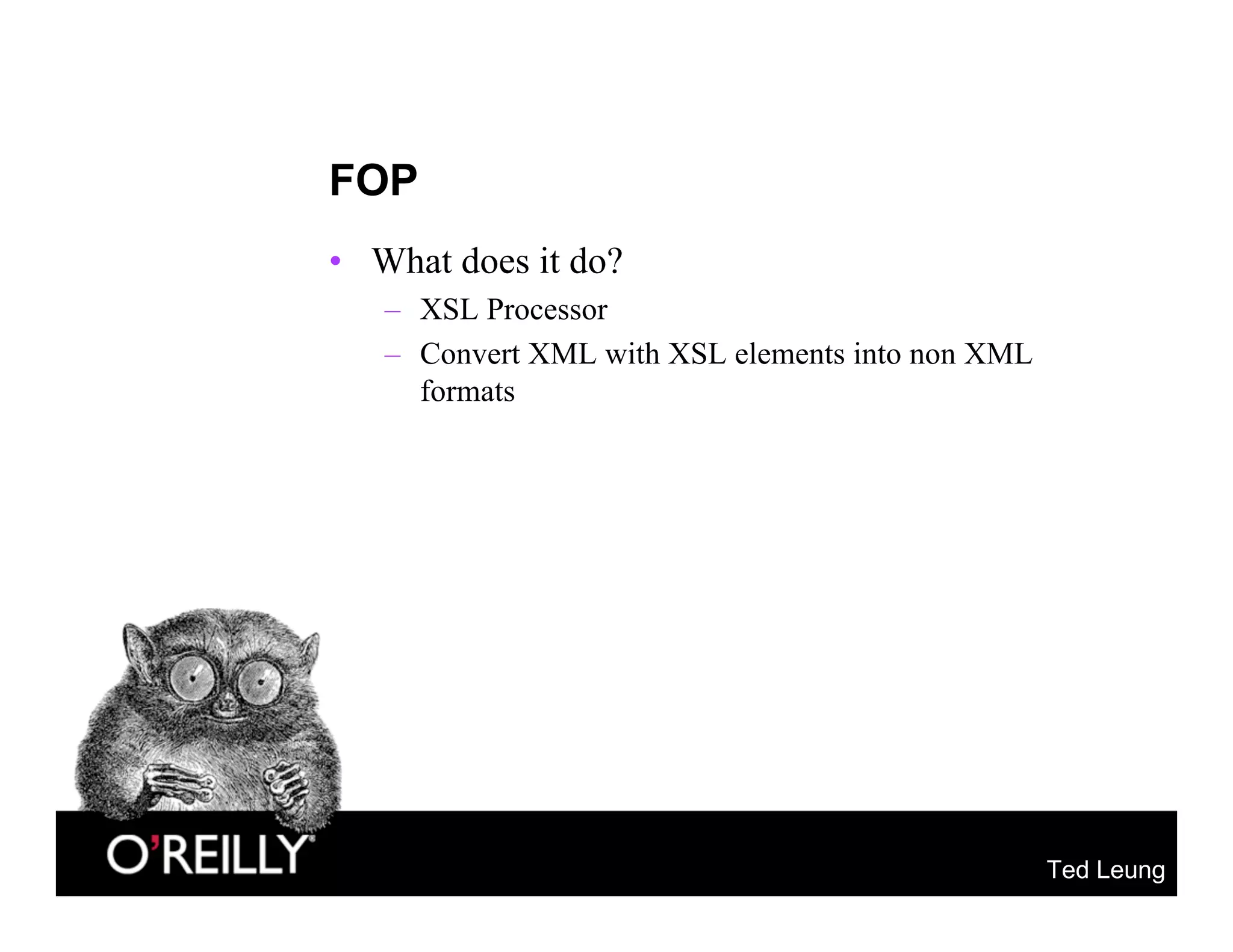 OSCON 2004: XML and Apache