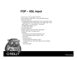 OSCON 2004: XML and Apache