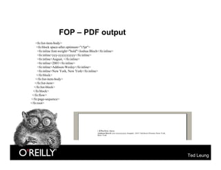 OSCON 2004: XML and Apache