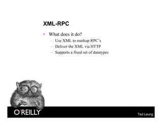 OSCON 2004: XML and Apache
