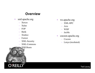 OSCON 2004: XML and Apache