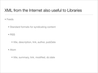 Xml Applications Libraries