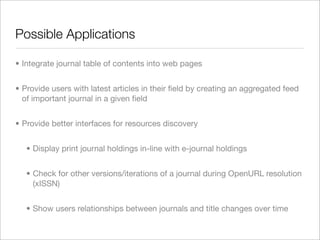 Xml Applications Libraries