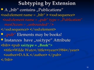 basic knowledge on the xsd schema and much more | PPT