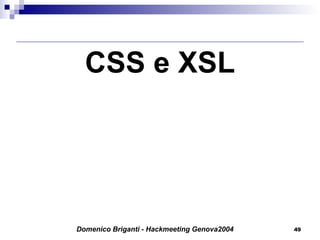CSS e XSL 