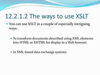 Xml For Dummies Chapter 12 Handling Transformations With Xsl it ...