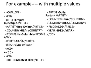 For example---- with multiple values
 