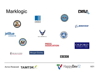 Marklogic




            6/21
 
