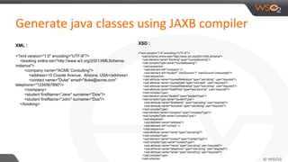 XML parsing using jaxb | PPT