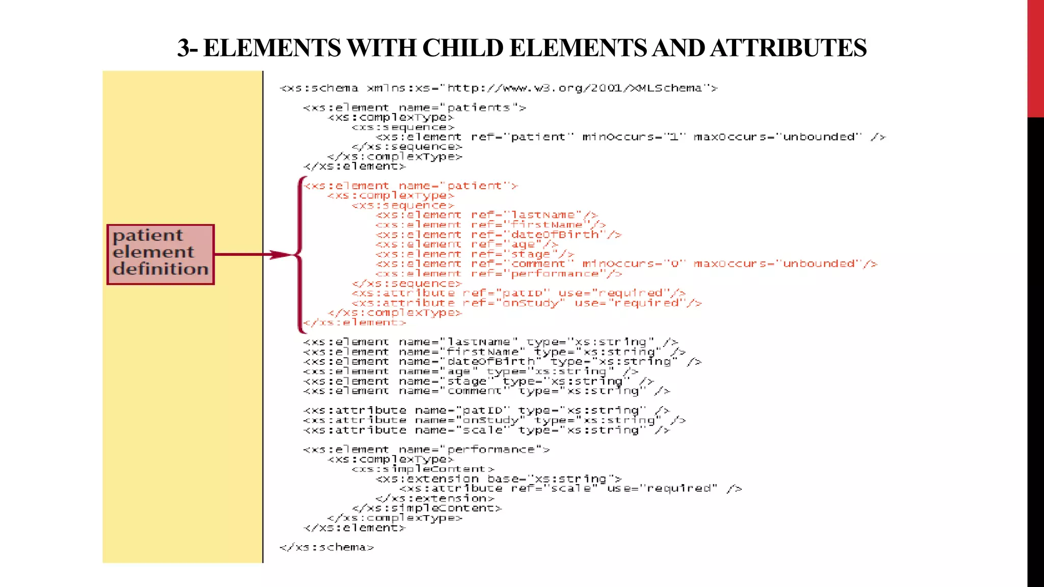 3- ELEMENTS WITH CHILD ELEMENTSANDATTRIBUTES
 