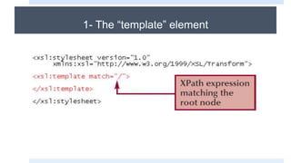 1- The “template” element
 