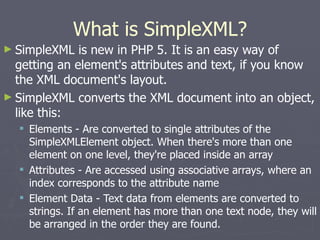 Simplexml Xmlphp | PPT