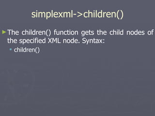 Simplexml Xmlphp | PPT
