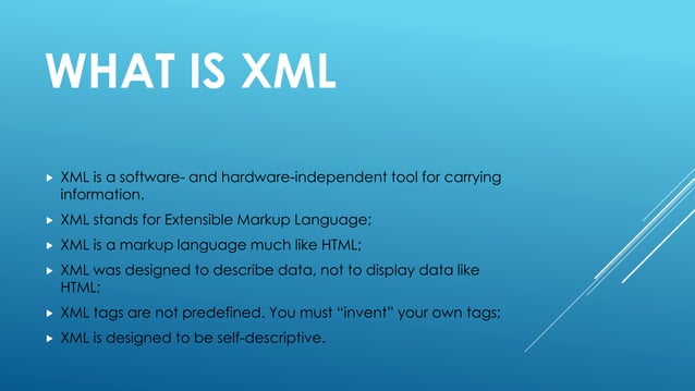 XML simple Introduction | PPT