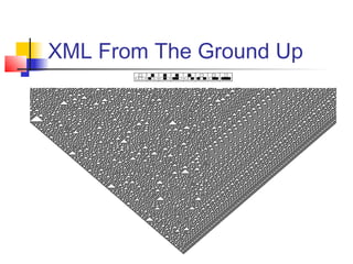 XML From The Ground Up

 