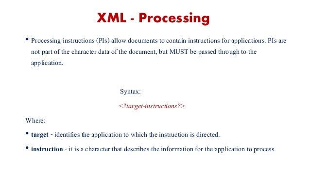 Xml assignment help