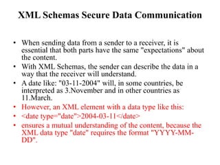 Xml schema | PDF