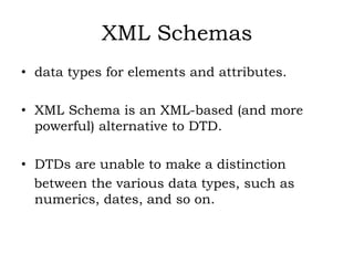 XML SCHEMAS | PPT