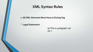 Introduction to XML | PPT