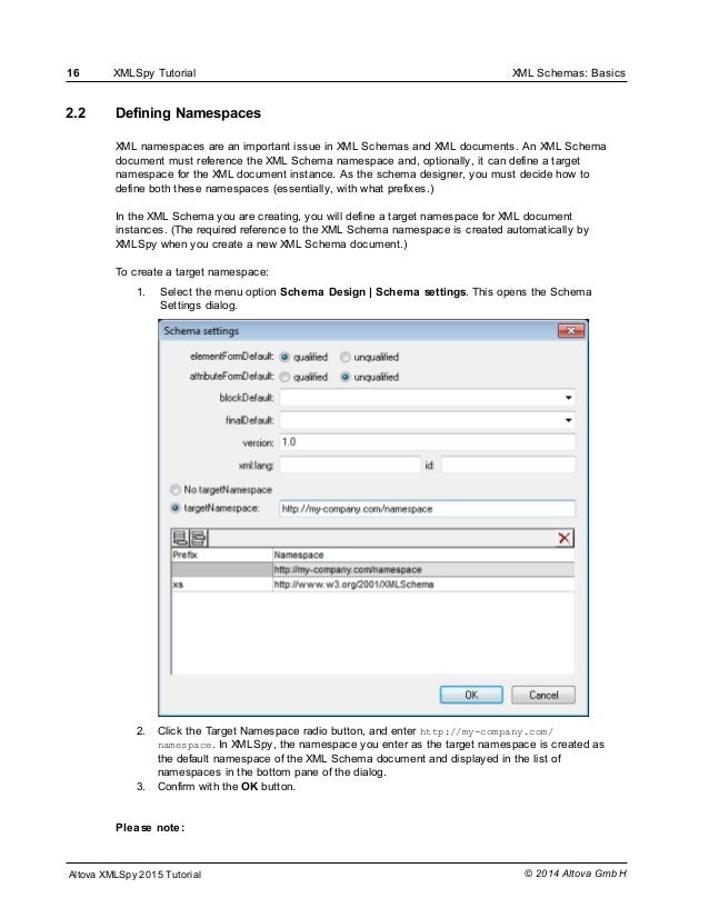 Xml spy tutorial