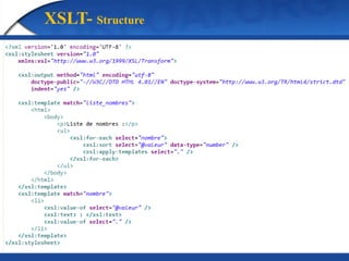 XSLT- Structure
 