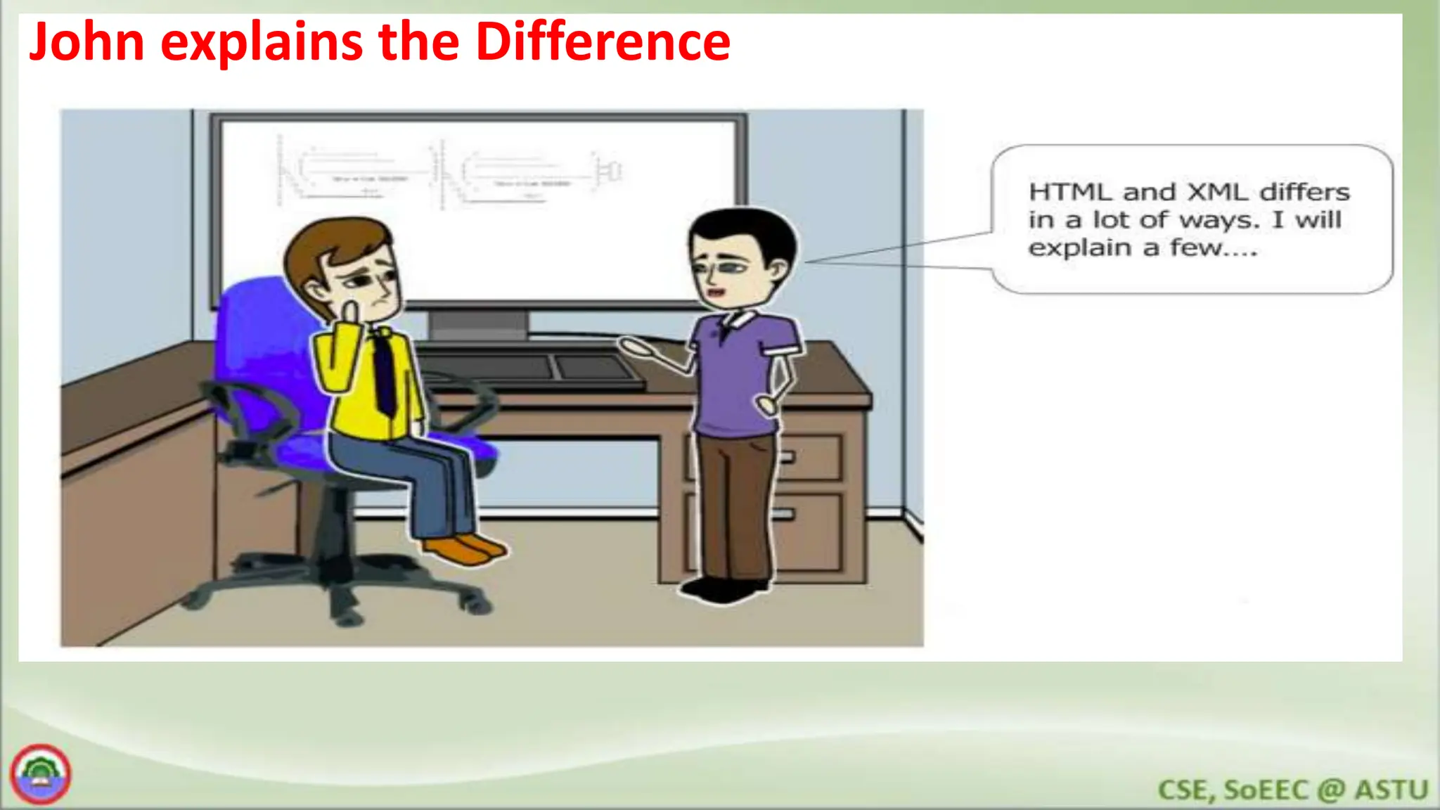 John explains the Difference
 