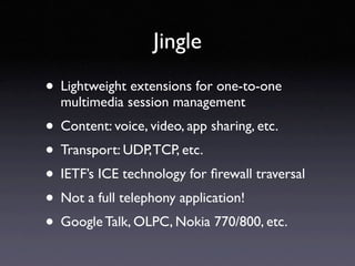 XMPP Standards Update