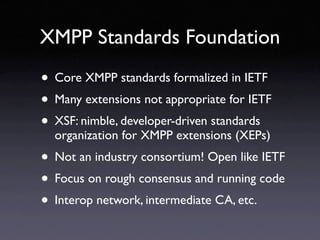 XMPP Standards Update