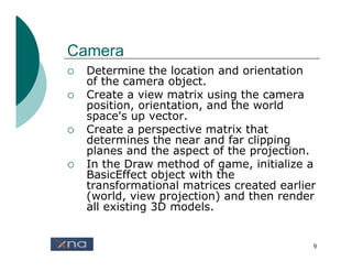 Useful Tools for Making Video Games - XNA (2008) | PPT