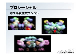 プ シ ジャル
プロシージャル
ボス形状生成エンジン
 