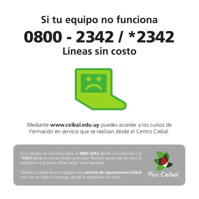 Resultado de imagen para plan ceibal reparaciones