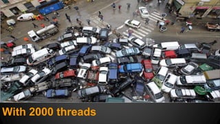 With 2000 threads 
 