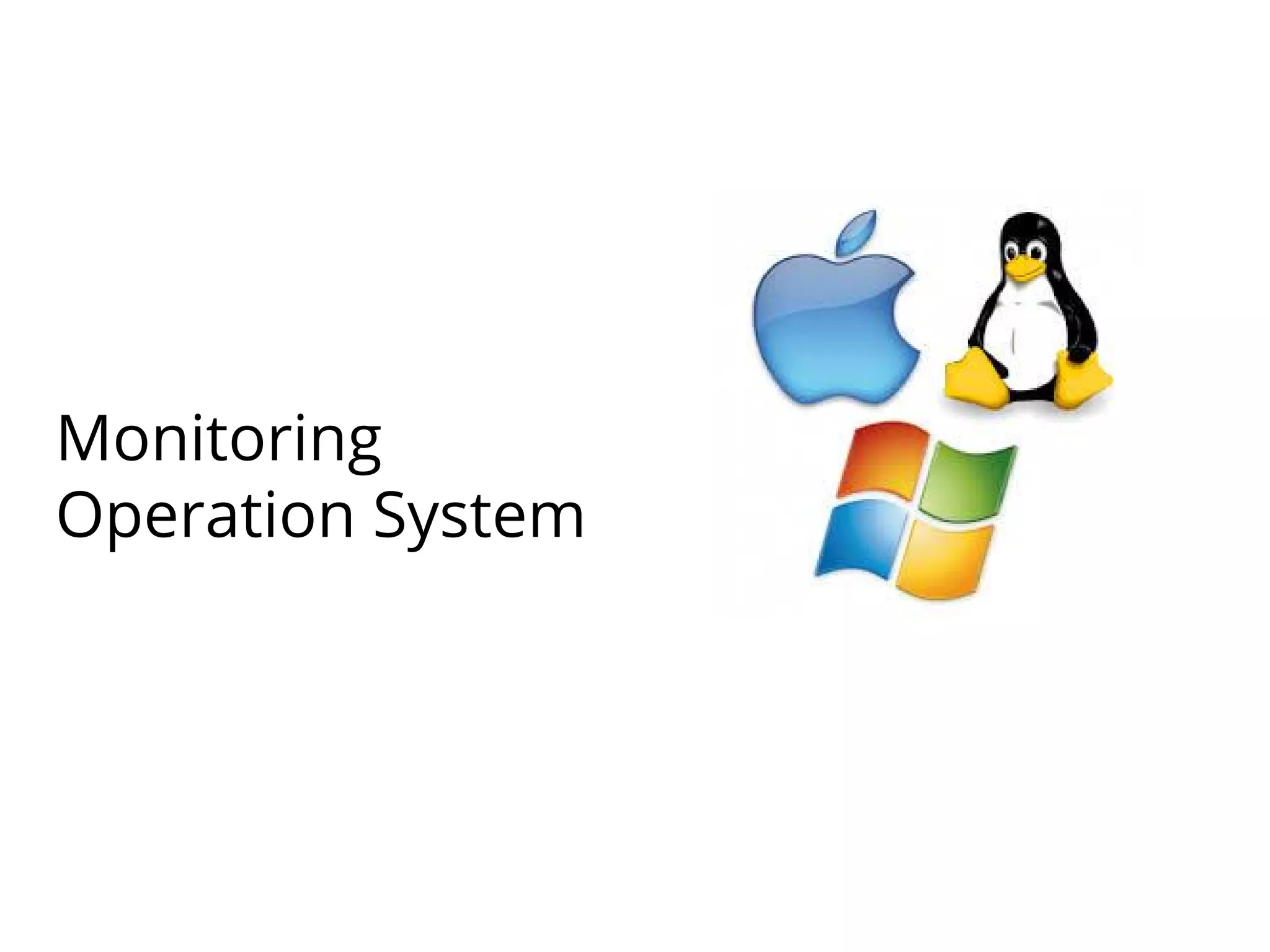 Monitoring
Operation System
 