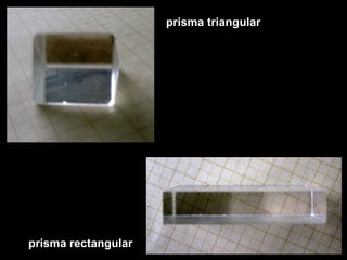 prisma triangular prisma rectangular 